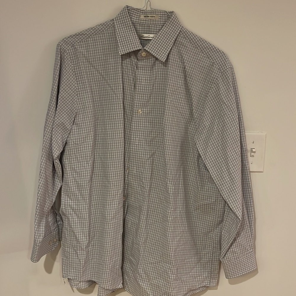 New Kenneth Cole New York
Non-Iron Slim Fit Spread Collar Men  Shirt